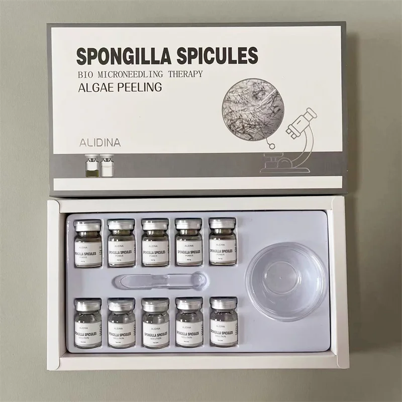 ZS Non-invasive Bio Microneedling Hydrolyzed Sponge Extract Pure Spongilla Spicule Algae Peeling for Hyperpigmentation Acne Scar