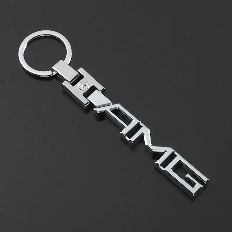 High Quality Metal Keychain Car Brand Logo Key Ring For BMW M AMG Sline