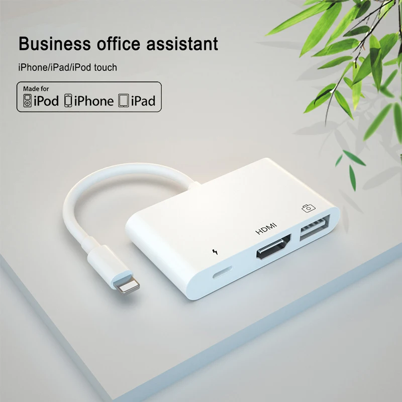  Освещение к USB HDTV разъем 4k Цифровой AV адаптер для Apple