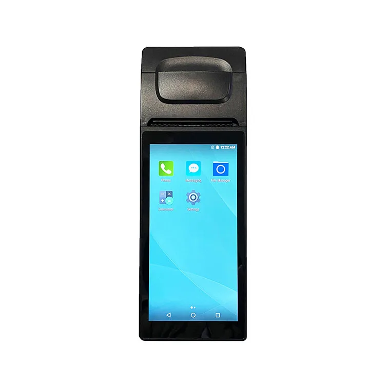 Android 4G портативный мобильный терминал с NFC и принтером этикеток QR-кодом сканер для магазина в ресторане