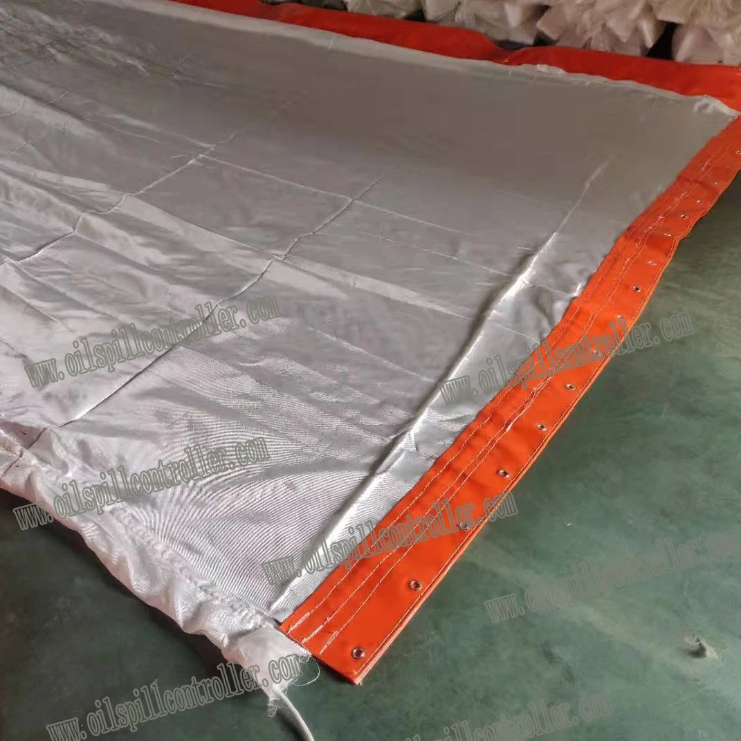 Heavy duty ASTM connector pvc silt curtain
