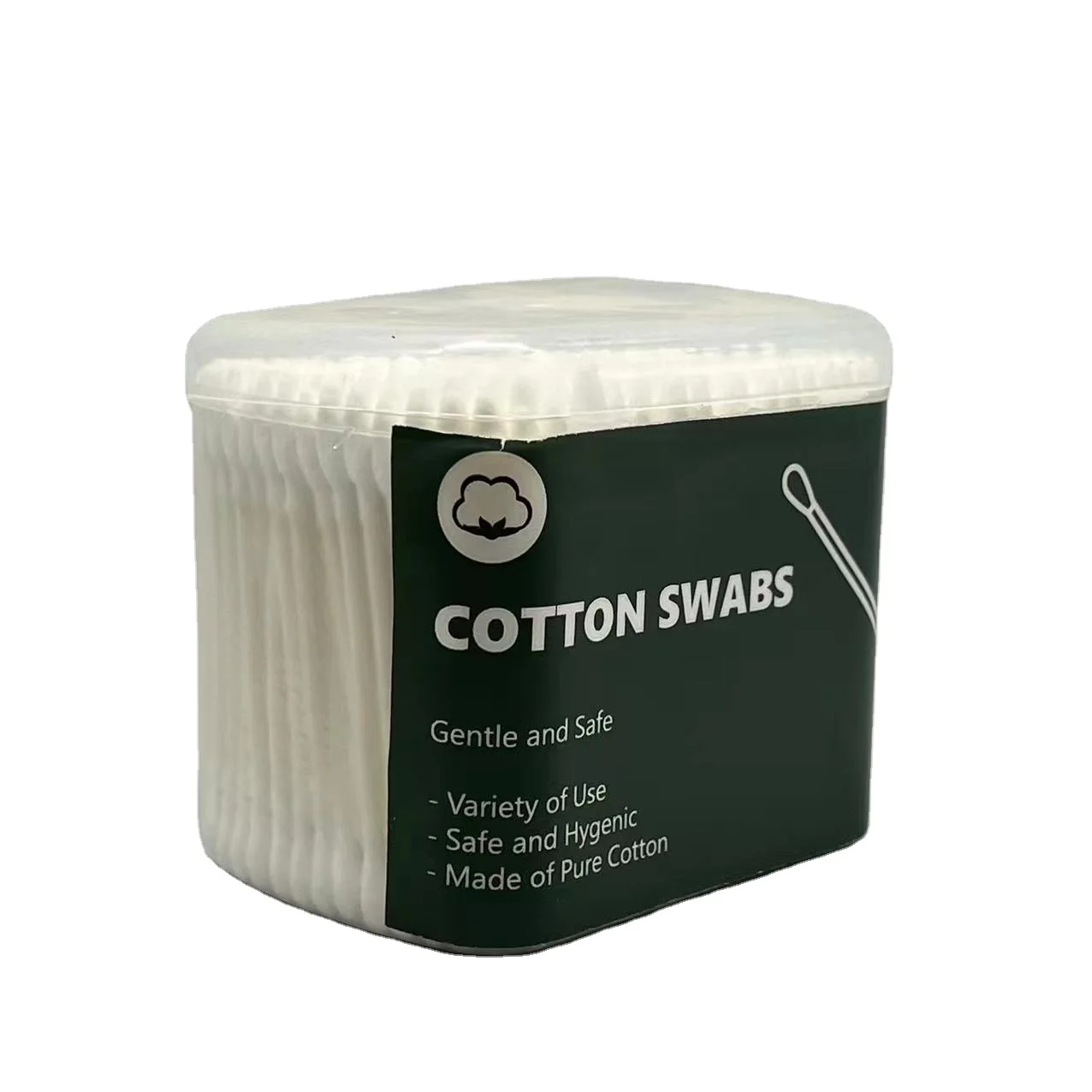 Wholesale Custom OEM 100% Pure Cotton Buds Cosmetic Cotton Swab Paper Rod