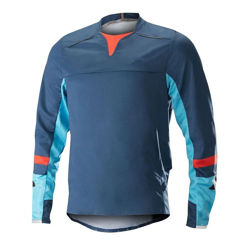 
 Легкая быстросохнущая футболка для горного велосипеда, горнолыжного велосипеда, горнолыжная футболка для гонок, Мужская футболка с длинным рукавом  