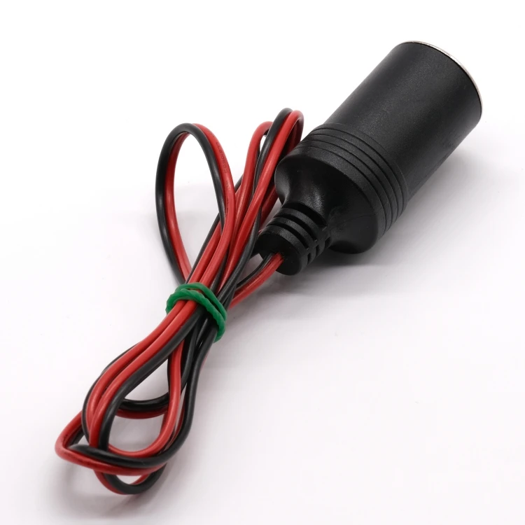 OEM/ODM 12V Female Wiring Harness Car Cigarette Lighter Socket Cable Assembly Car Adapter Plug Har Wire Assembly