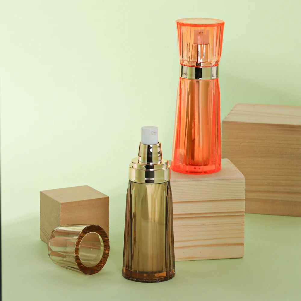 50ml 100ml Custom Color Empty Plastic Lotion Pump Bottles for Plastic Cosmetic Packaging Bottle