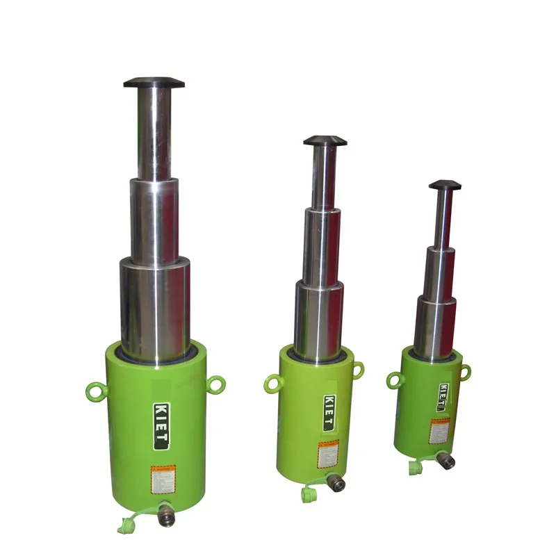 KET-RCD-30B Factory price 700 bar 30 ton single acting three stage hydraulic oil cylinder