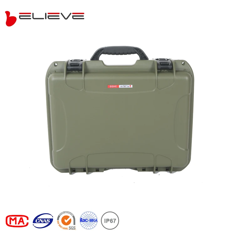  pp material IP67 hard plastic instrument carry tool case for electrical