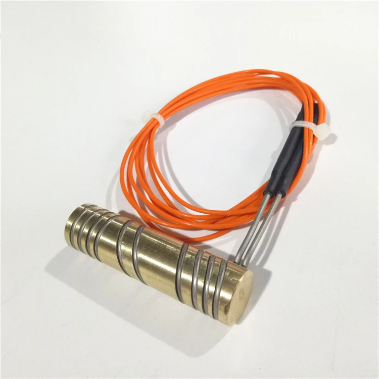 Hot runner coil type copper sleeve heater for mold nozzle