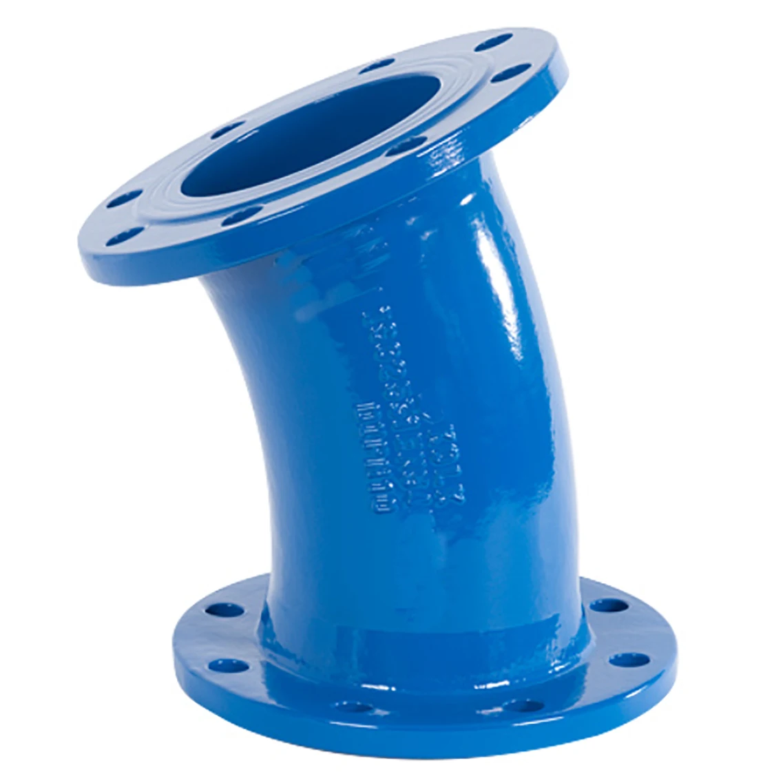 DI Pipe Fitting EN545 Ductile Iron Flanged 11.25 DEG Elbow for Water Supply