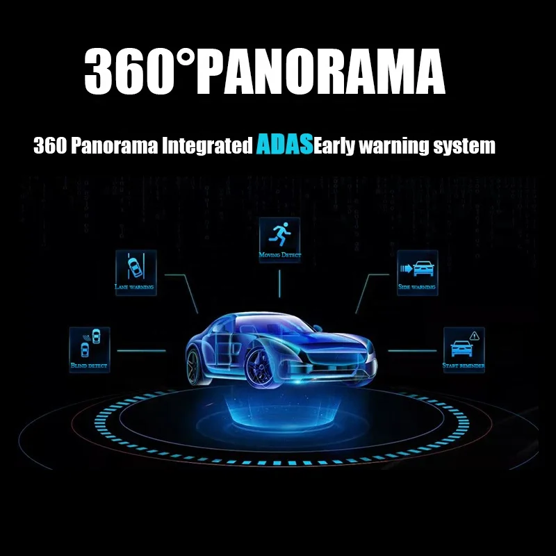 New 3d 360 degree bird view system with ADAS system support BSD LDW MOD RCTA 360 car camera panorama with adas 360 CAR camera