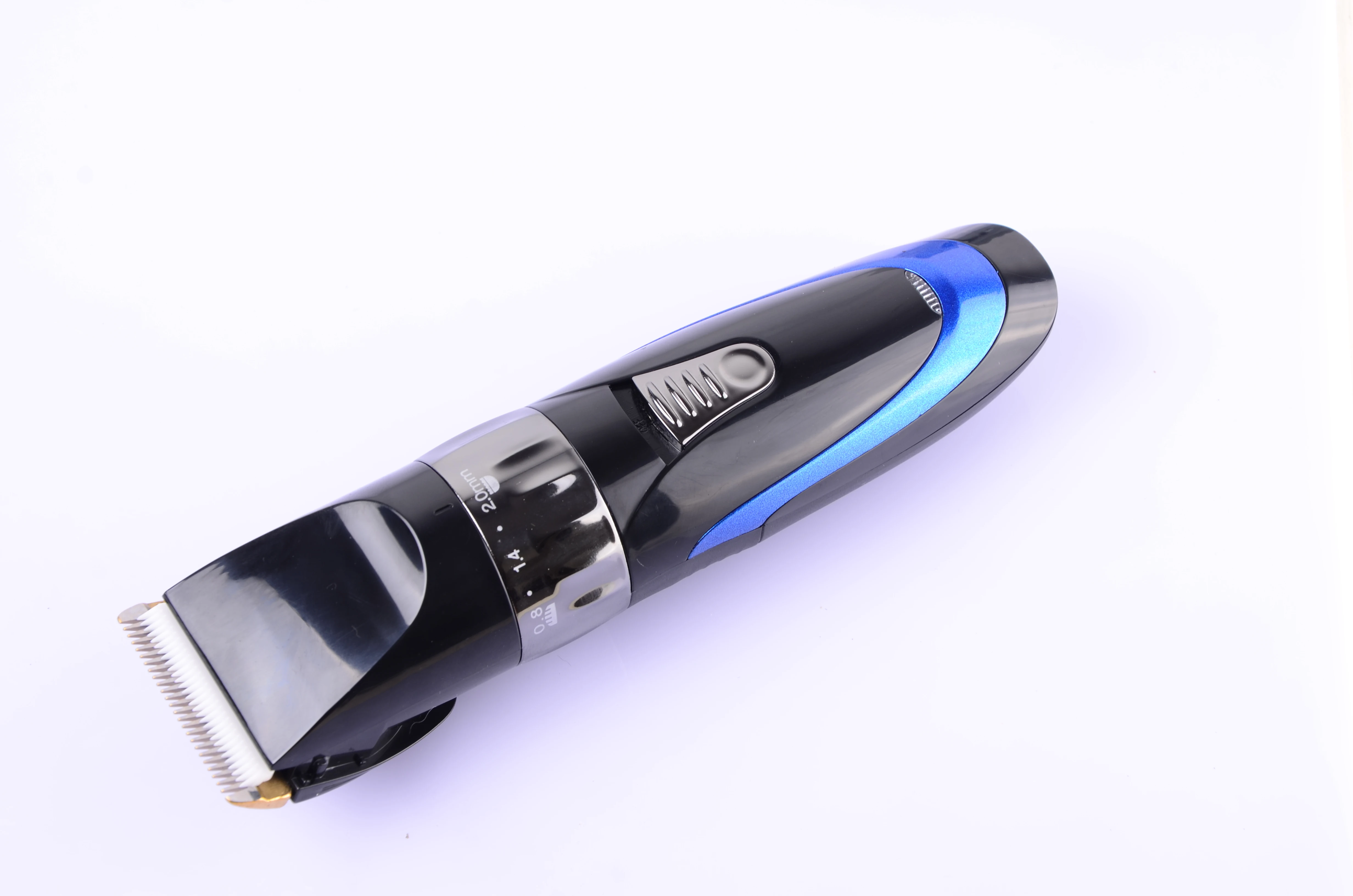 6300 rpm  high running speed barber clipper with two rechargeable li-ion battery cordless professional hair clipper