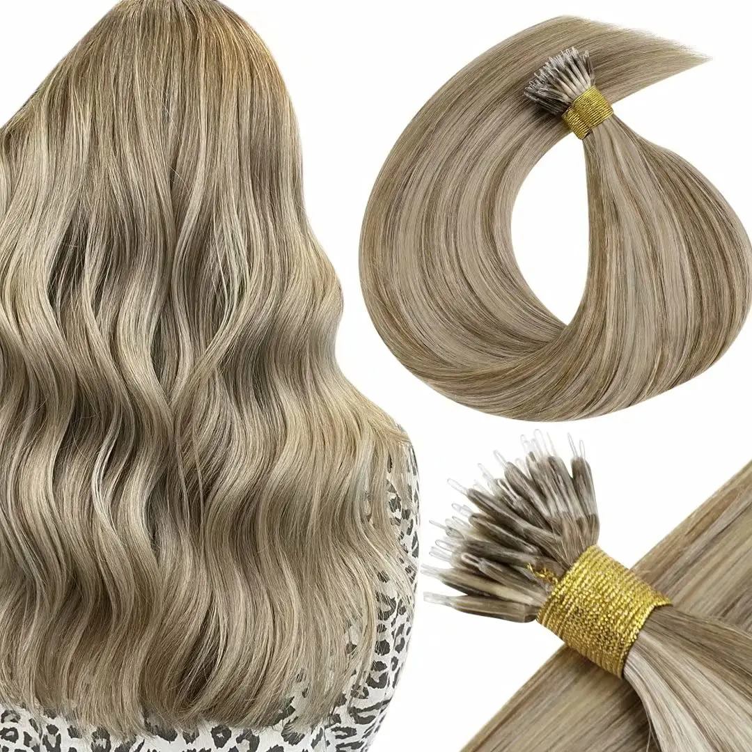 Best Quality Nano Ring Hair Extensions 100% Remy Human Hair Extensions