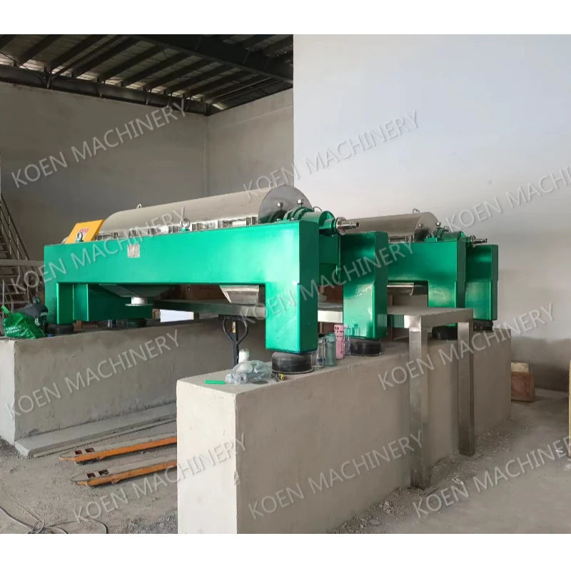 Continuous Decanter Centrifuge for Water and Calcium Separation