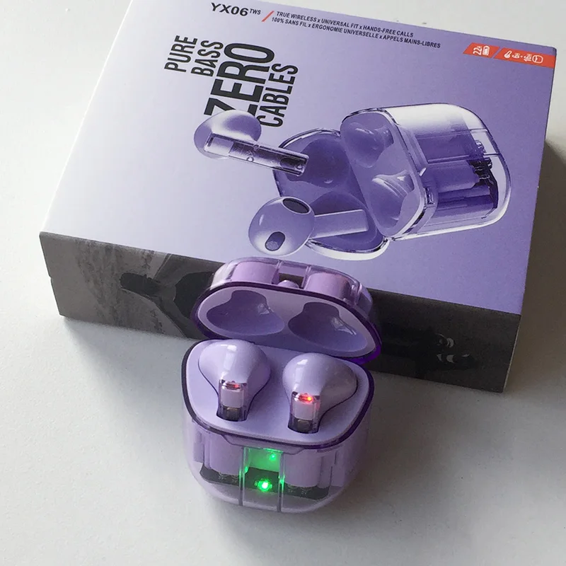 YX06 V5.3 Mini TWS Earphone Earbuds ENC Gaming Wireless Earbuds 3D True Stereo Sound Earphone with Noise Cancelling