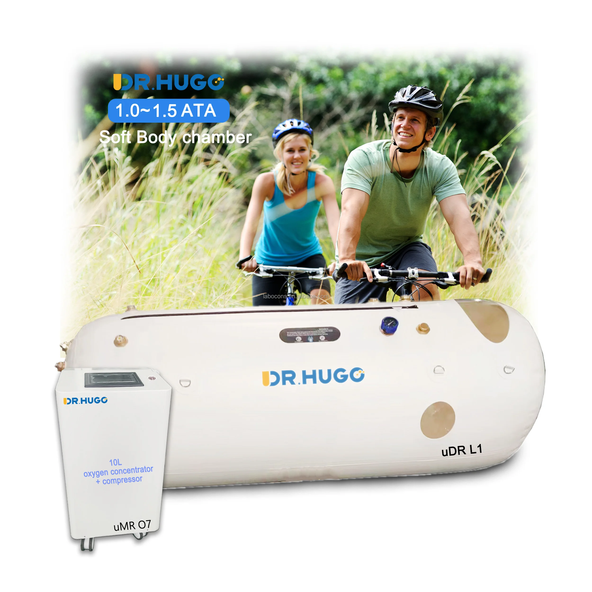 LANNX uDR L1 Therapy Equipment Hyperbaric Oxygen Chamber 1.5ata Portable Spa Capsule Chamber People Hyperbaric Oxygens Chamber