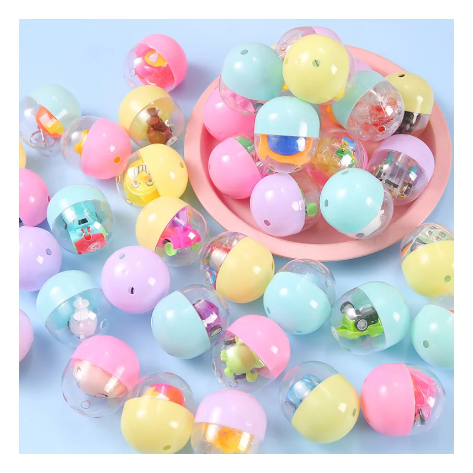Factory 47*55mm vending machine capsule plastic empty egg shell vending machine surprise egg toy capsule children toys