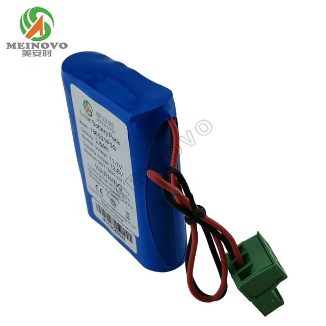 Литий-ионный перезаряжаемый аккумулятор 2600mAh 3s1p