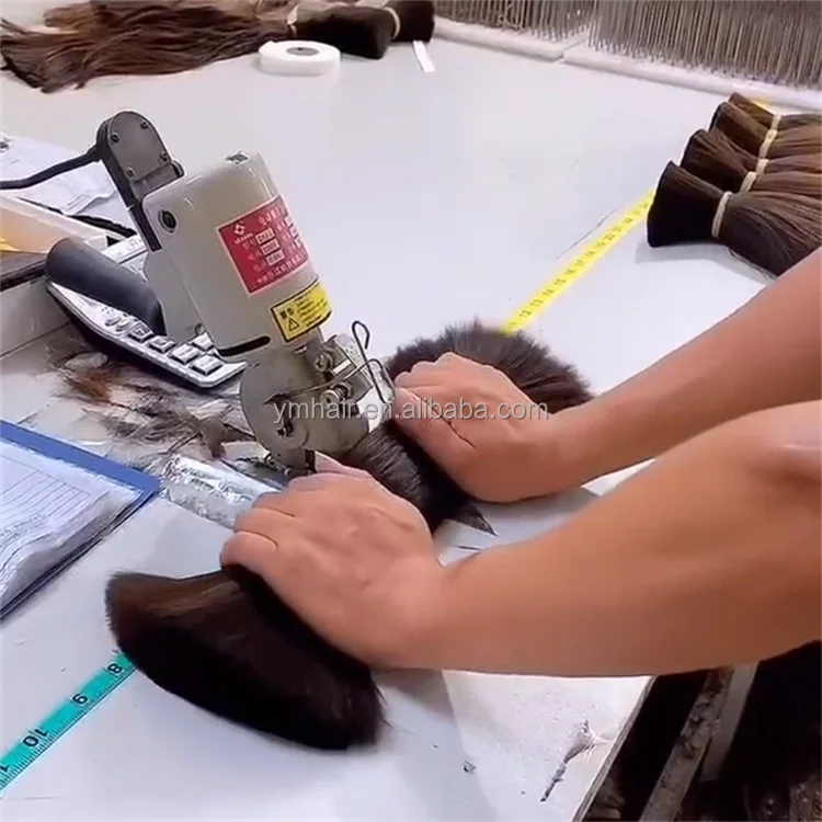 Provide Teaching Professional Hair Factory Machine Hair Bulk Cutting Machine
