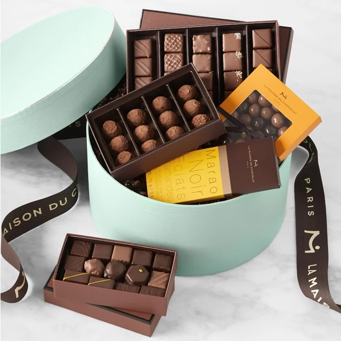 High Quality Low Price Standard Size Gift chocolate Box custom chocolate gift boxes