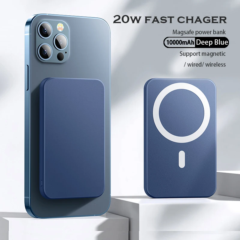 Amazon Best Popular Portable Charger Powerbank Wireless Magnetic Power Bank 10000mah Mini Power Banks Station