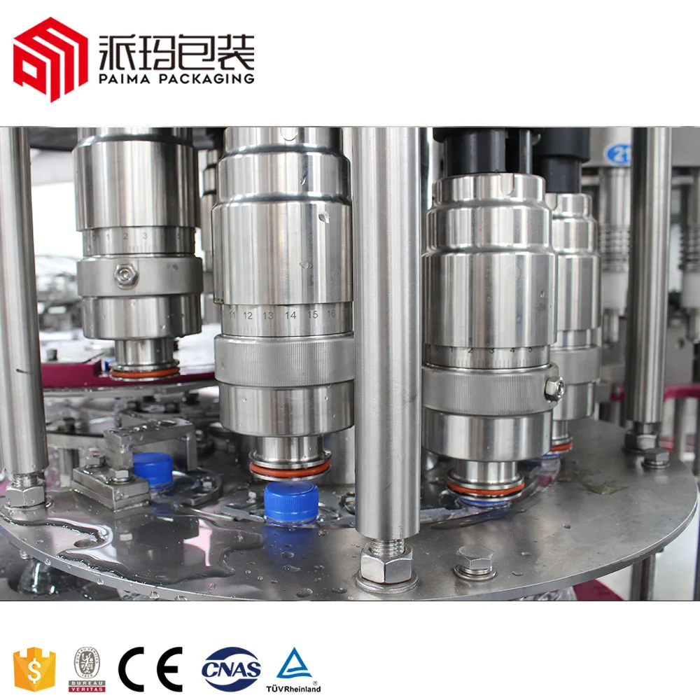 Automatic Plastic Gallon Disposable Bottle Washing Filling Capping 5 10 19 Liters Water Filler Bottler Machine