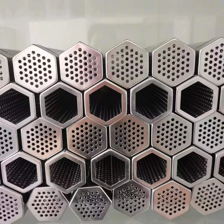 Diamond shaped stainless steel barbecue smoke pipe12 6 inch stainless steel bbq grill pellet smoker tube