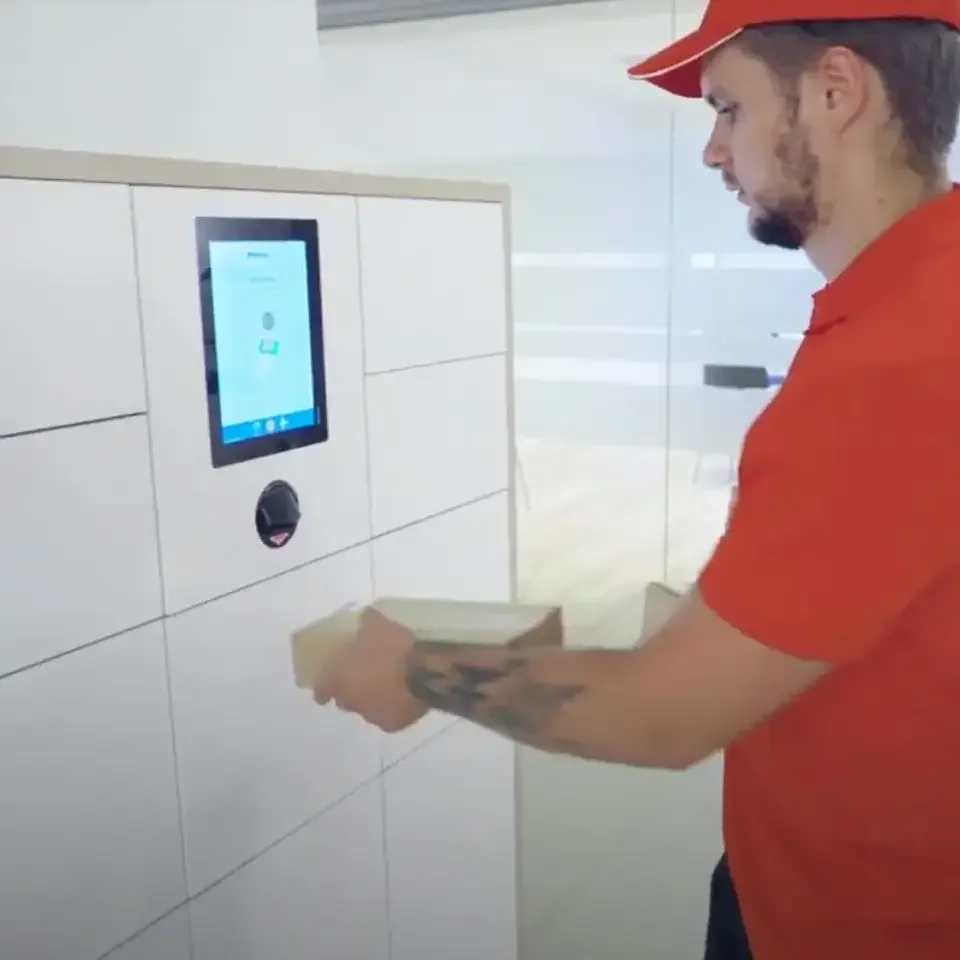 Digital Lock Metal Locker Organizer with Padlock and Shelf Small Size for Gym