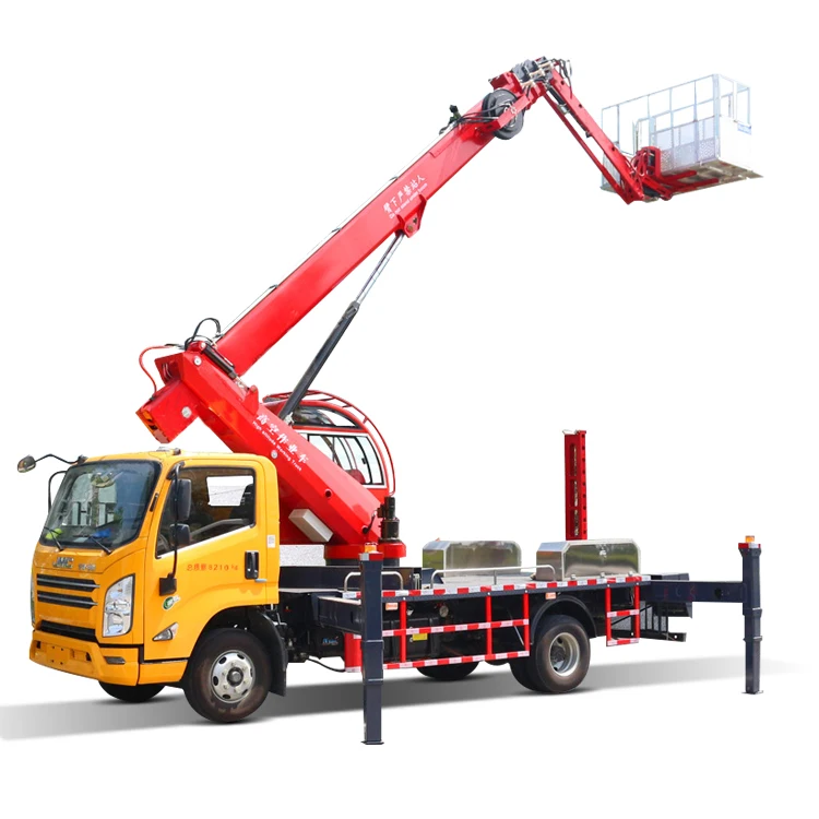 Подъемная платформа arms articulating boom lift work truck