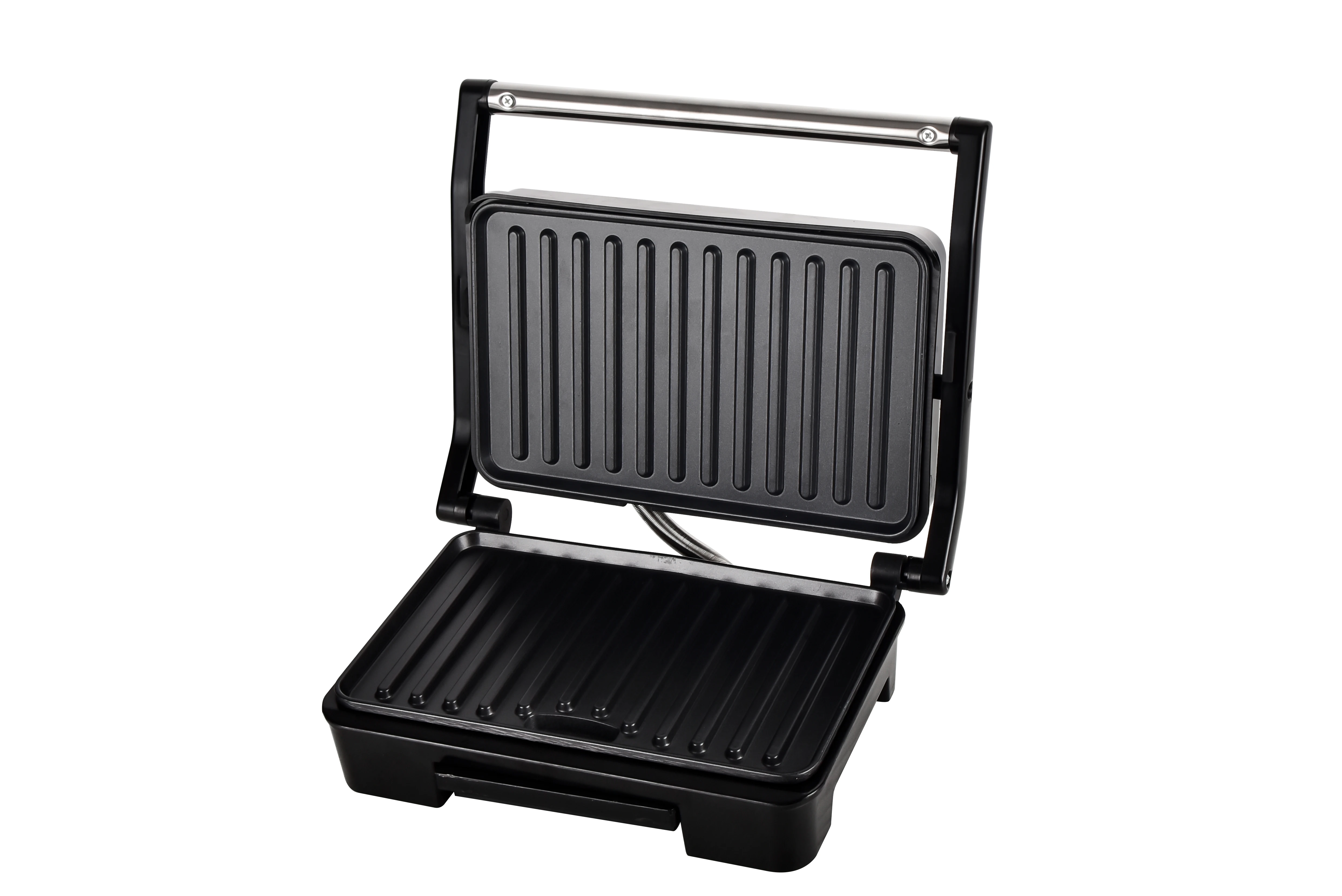 2 Slice stainless steel Panini griddle Contact grill Maker