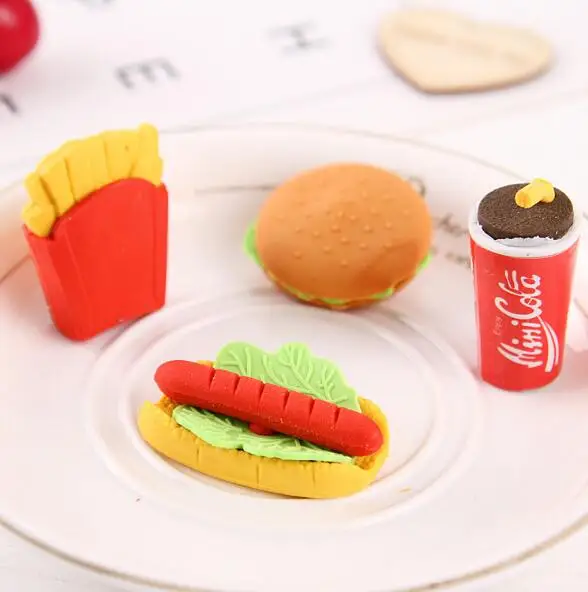 Сборка в KFC блюда ластик креативные Мультяшные резиновые костюмы