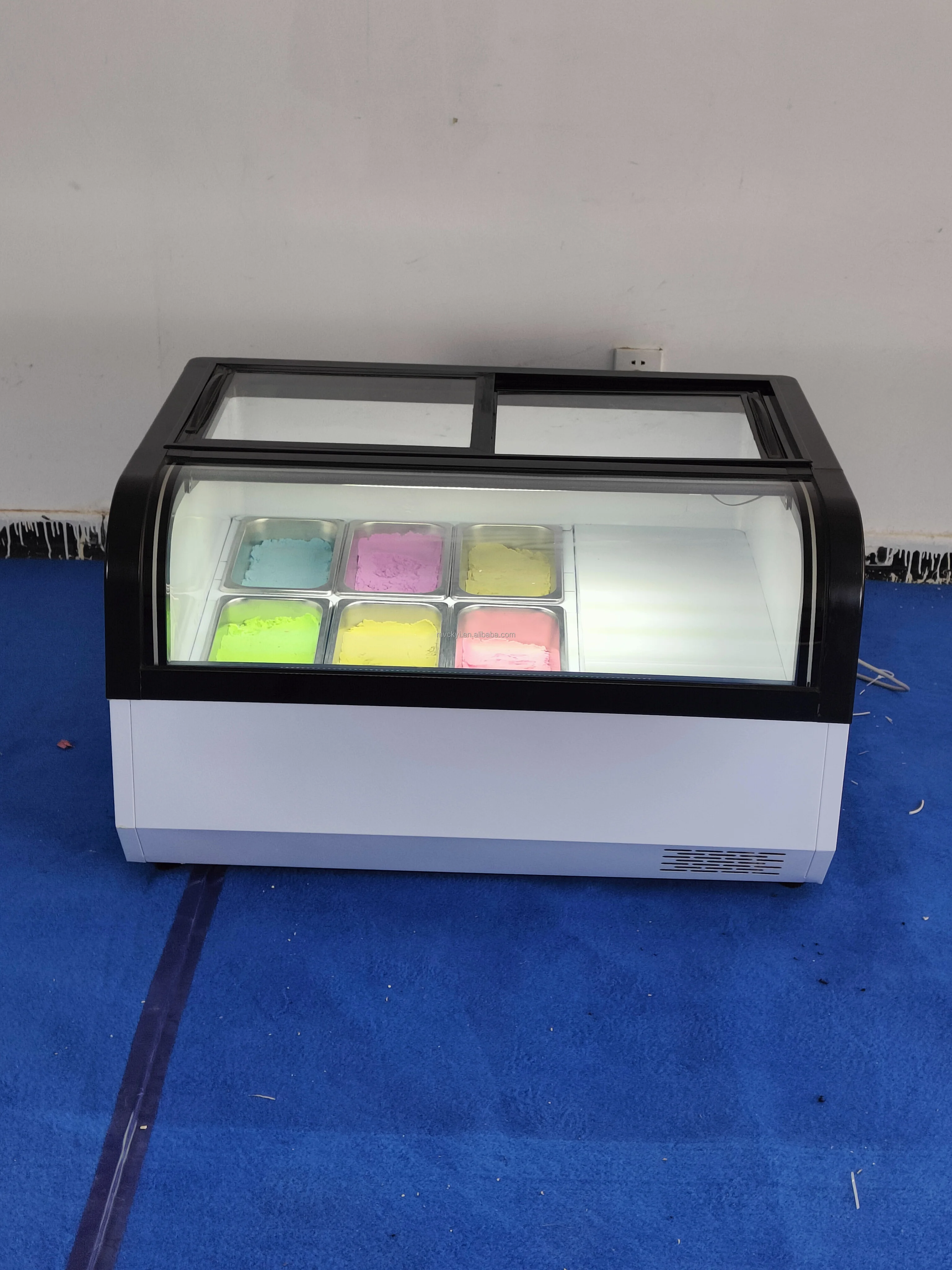 Mvckyi ice cream showcase freezer batch freezer For Refrigerated Equipment Ice Cream Display Freezer
