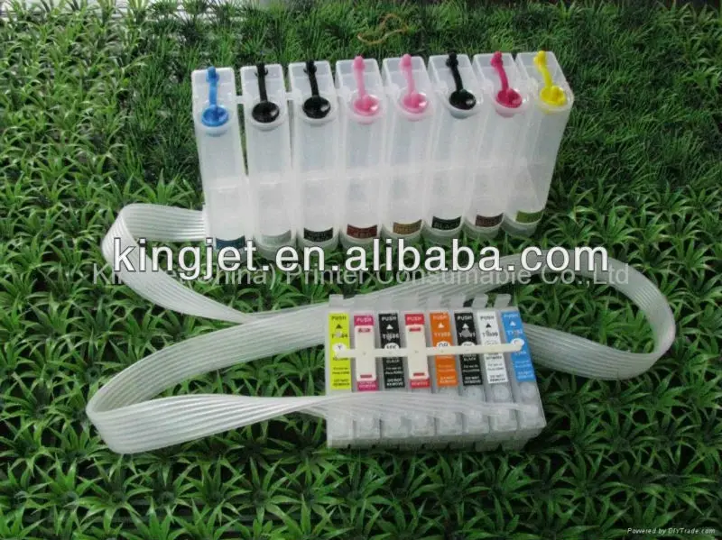 Refill ink cartridge & ciss for epson P400 407 408 with chips (8 colors)
