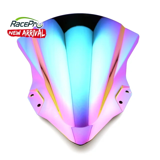 RACEPRO One-stop Motorcycle Parts Motorcycle Windshield Windscreen For Kawasaki Ninja 400 250 EX400 2018 2019 2020 Double Bubble
