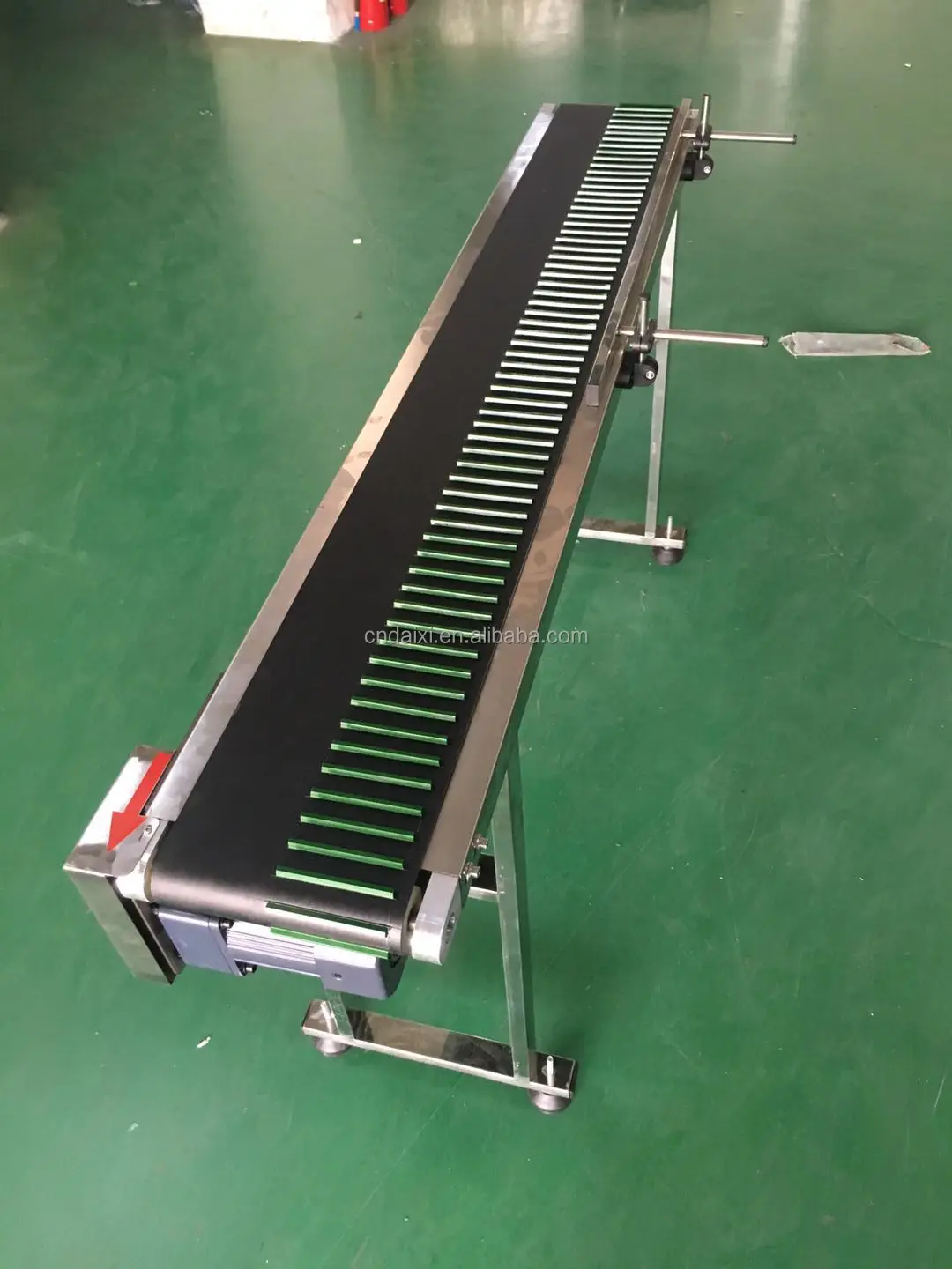 DAIXI automatic conveyor table adjustable speed line hand-held inkjet printer production date pagination conveyor belt