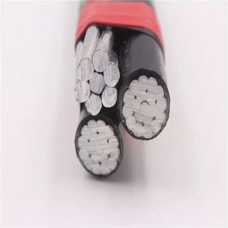 600/1000V triplex wire 3/0 PE insulation with AAC neutral conductor factory
