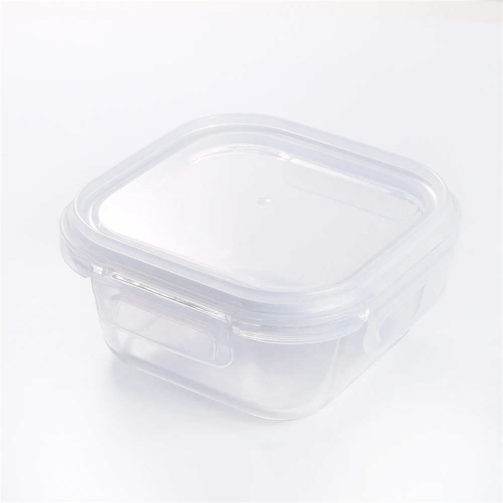 eco food storage takeaway container borosilicate glass sheet kitchen containers lunch box set