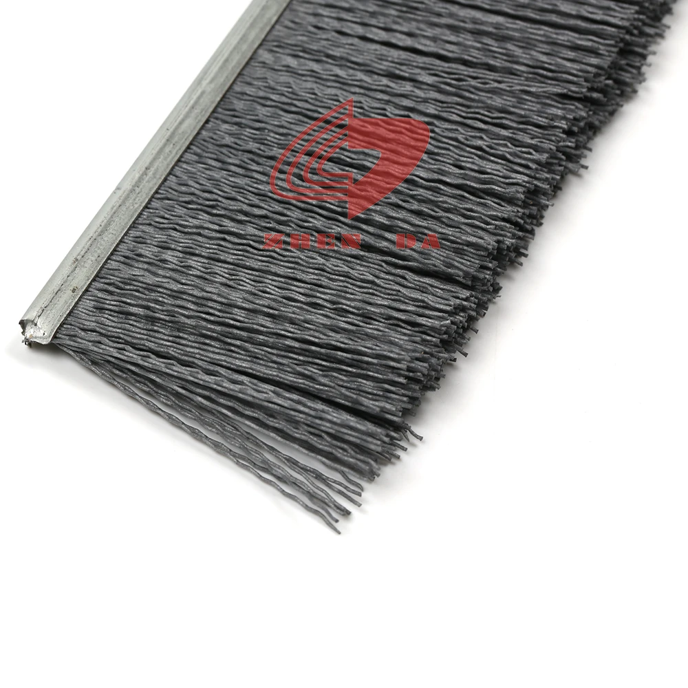 Multi-purpose Customized Plastic Base Strip Brush for Movable Doors and Windows Uses