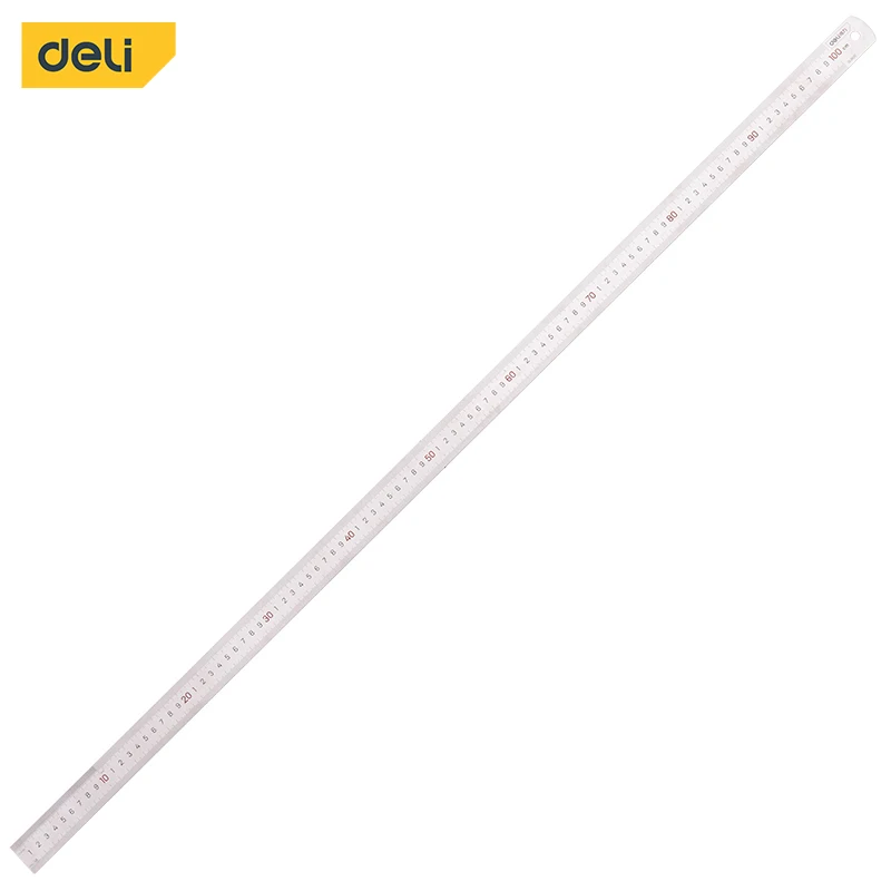 Deli Tools DL8100 Высококачественная линейка из нержавеющей стали 40 дюймов 100 см