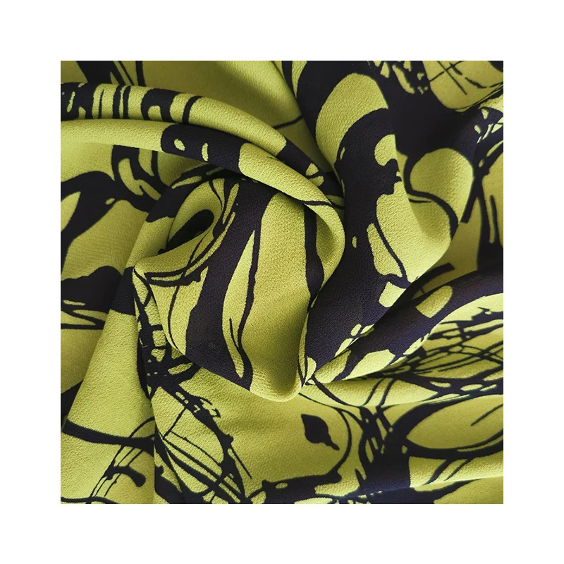 
HIGH QUALITY 120D MEDIUM WEIGHT VISCOSE GEORGETTE PRINTED FOR DRESS 