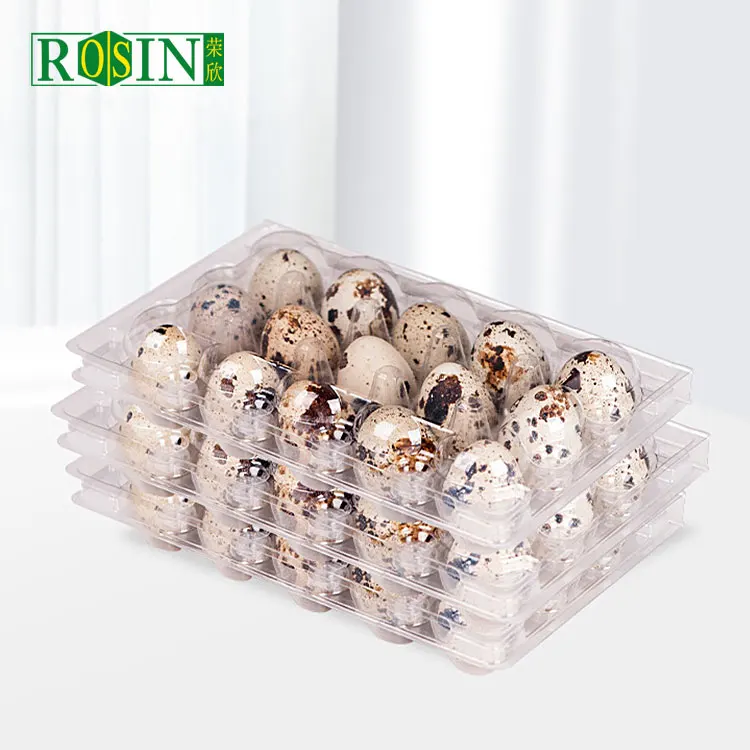 Custom 16.6*10.5*3.9cm Cheap Transparent 15 Holes 18pcs PVC Plastic Blister Quail Eggs Tray With Cover Price