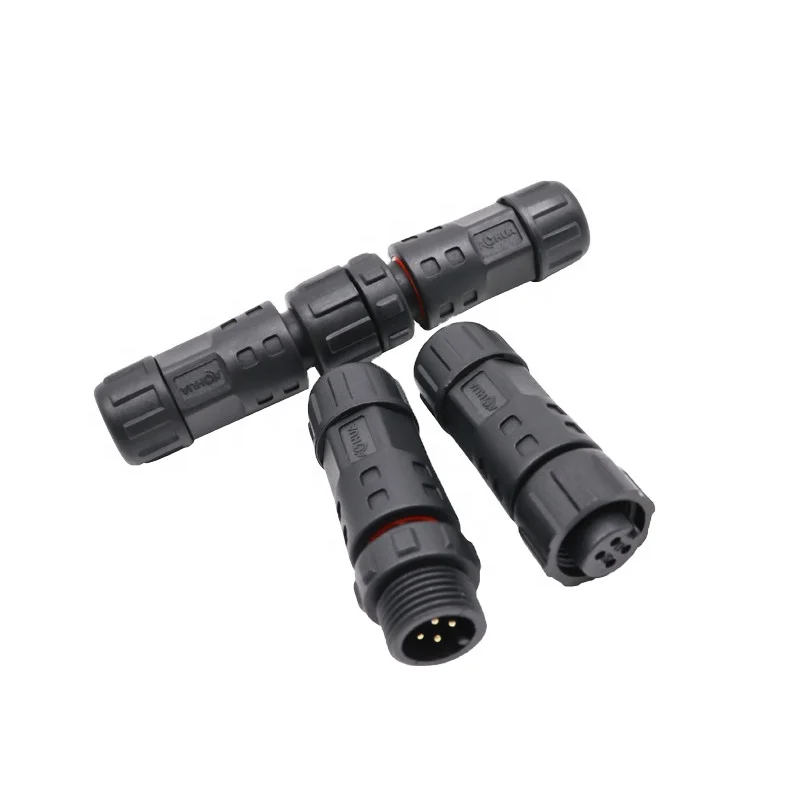 Hot Sale Automotive Wire Waterproof Cable Connector 6 Pin For LED Outdoor Lighting Automation Multi-functional