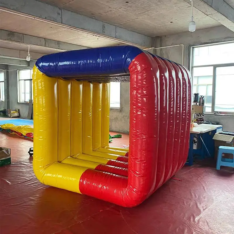 3x3m adults interactive cube inflatable flip it for team building or carnival games events from China inflatable manufacturer