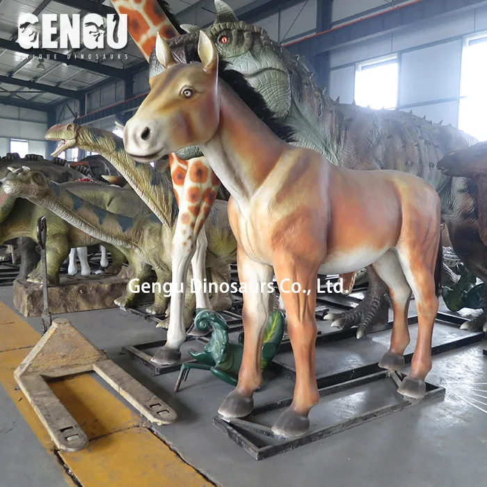 Amusement Rides Fiberglass Horse