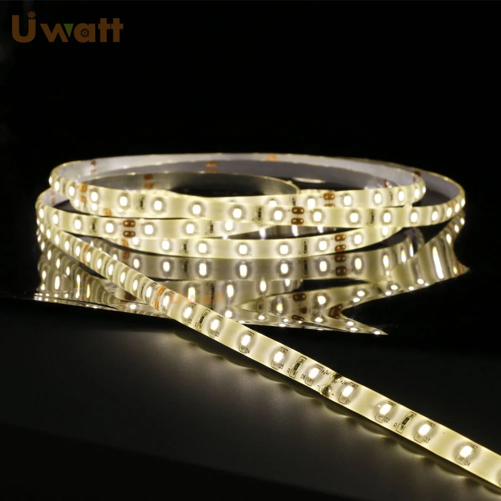 Shenzhen Suppliers 24 Volt 120 Leds IP65 PU Waterproof Linear Light SMD 2835 LED Strips With CE & ROHS