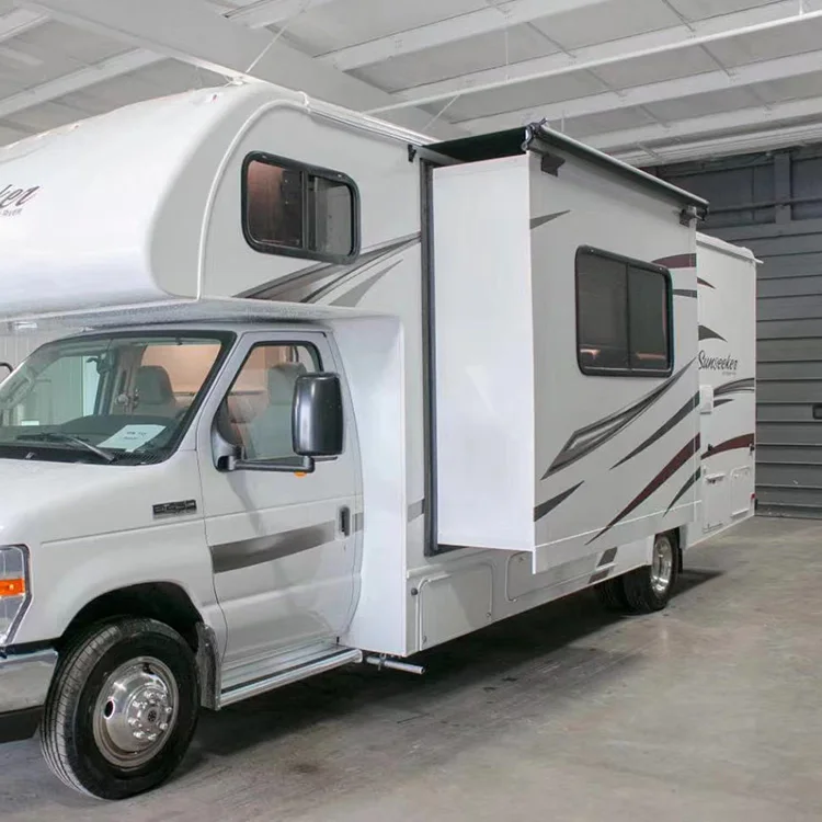 Aluminum alloy frame  motorhome parts RV expansion cabin awning caravan AUTO manual PVC awning with remote control