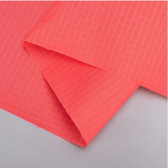 Eco-friendly GRS certified factory polyester handbag garment lining 210D 420D ripstop waterproof RPET recycled oxford fabric