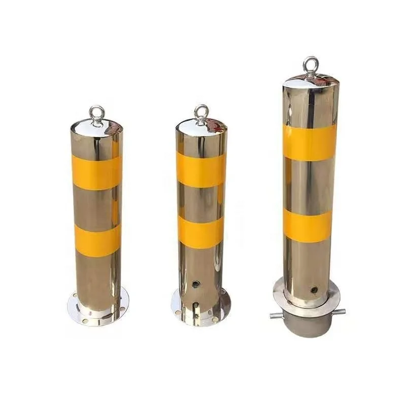 2023 Hot sales stainless steel Road warning post reflective stable stainless steel road bollard warning post