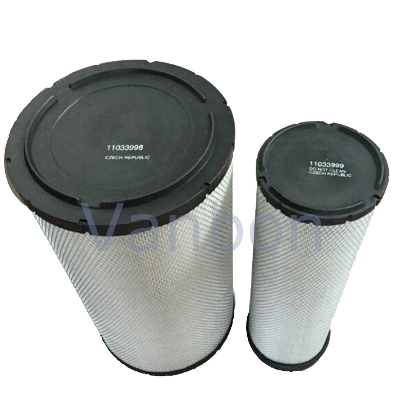 Высокоэффективный воздушный фильтр 11033998 11033999 P777871 RS3826 AF25619 1517737 84069017 10225410 MX506980 для Volvo EC360 460 480