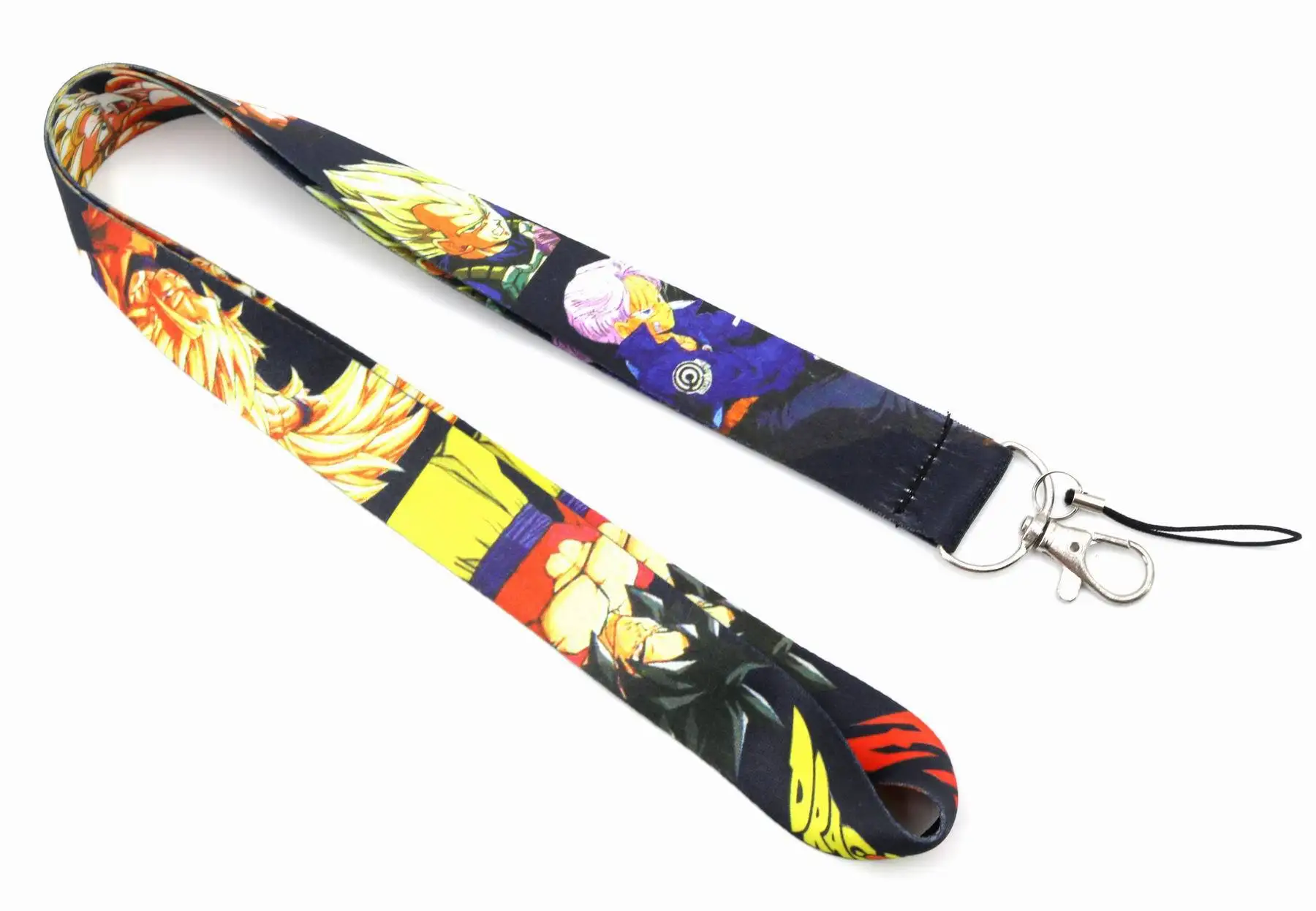 DBZ Goku Cloth Lanyard, Anime Goku Lanyard, Cartoon DBZ cloth Lanyard