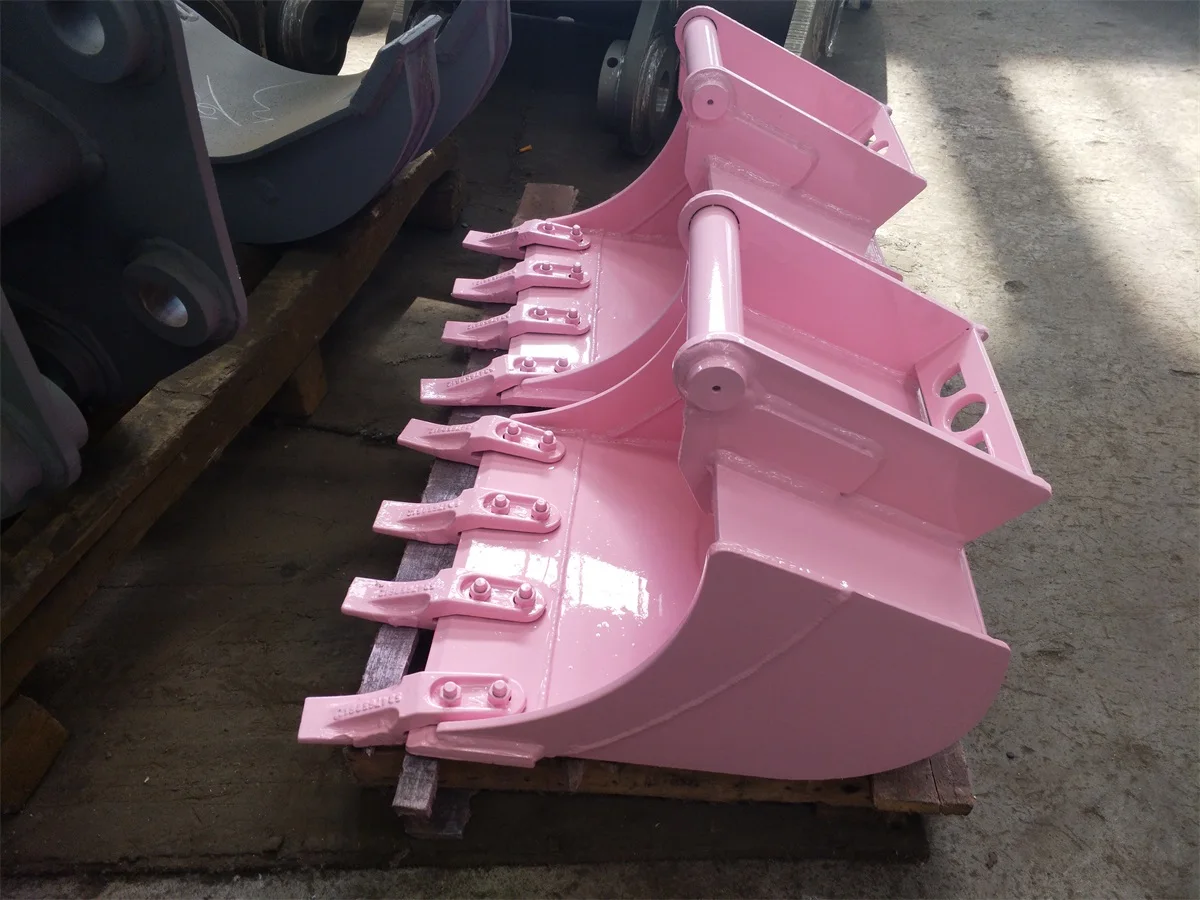 Construction Machinery Spare Parts Equipment Ms01 Ms03 Excavator Attachments Of Digging Bucket For Sale